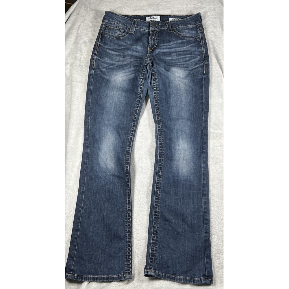 Daytrip Jeans Womens 30L Virgo Bootcut Butt Rip